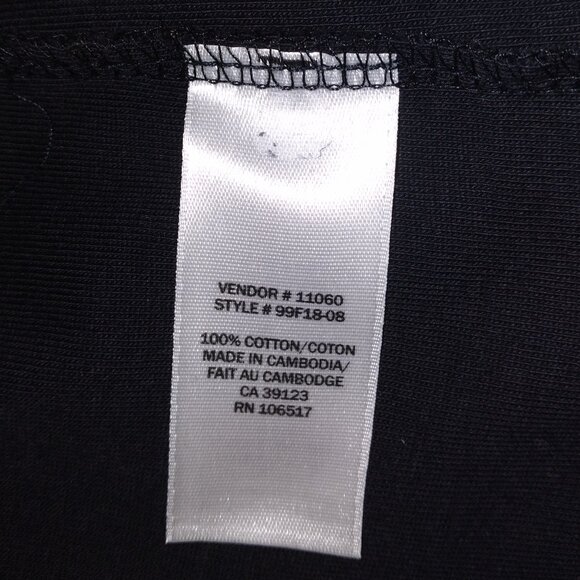 Reflections, Black Top, Cotton 100 %, Size - L - Picture 2 of 4